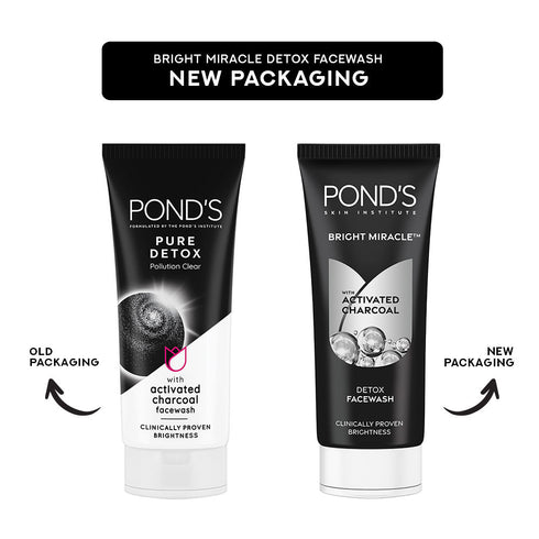 Ponds Bright Miracle Pure Detox Anti-Pollution Clear Face Wash