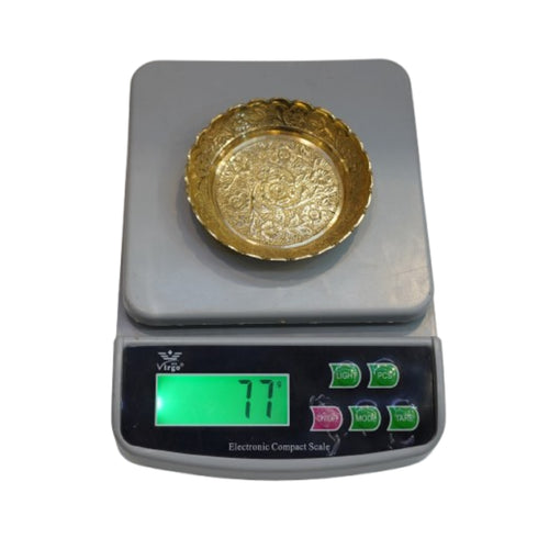 Plain Brass Plate 77g (Pack of 2)