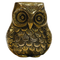 Brass Owl Statue Sculpture- for Goodluck 649g Pack of 1