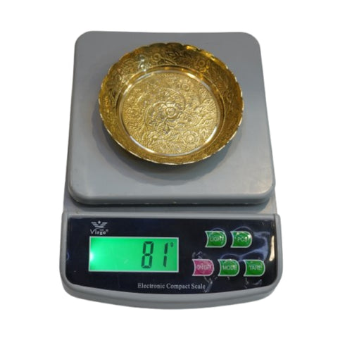 Vintage Brass Plate 81g (Pack of 2)