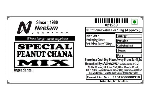 Neelam Foodland Peanut Chana Mix