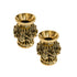 Brass Ashtalakshmi Face Kalash (Pack of 2) 2114g