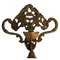 Brass Wall Hanging Diya with One Bell 434g Set of 1