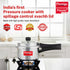 Prestige Popular Plus Svachh Virgin Aluminium Gas And Induction Compatible Pressure Cooker 2 L