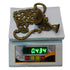 Brass Wall Hanging Diya with One Bell 434g Set of 1