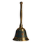 Brass Hand Bell with Blue Meenakari Art 149g Set of 1
