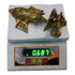 Brass Ganesha Wall Hanging Diya with Bells 697g Set of 1