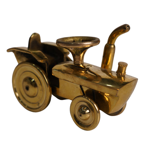 Brass Tractor Miniature Showpiece 202g Set of 1