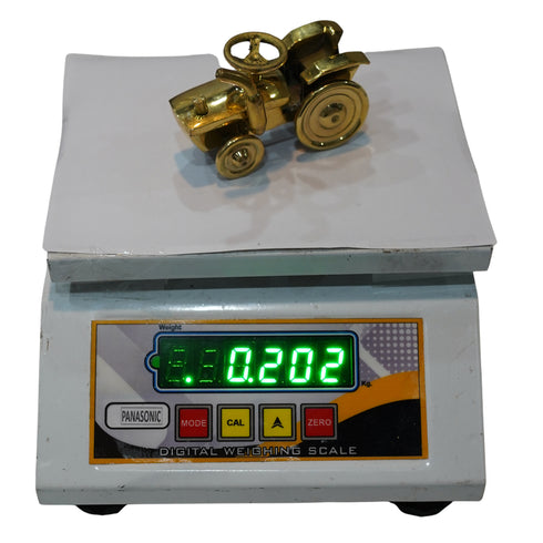 Brass Tractor Miniature Showpiece 202g Set of 1
