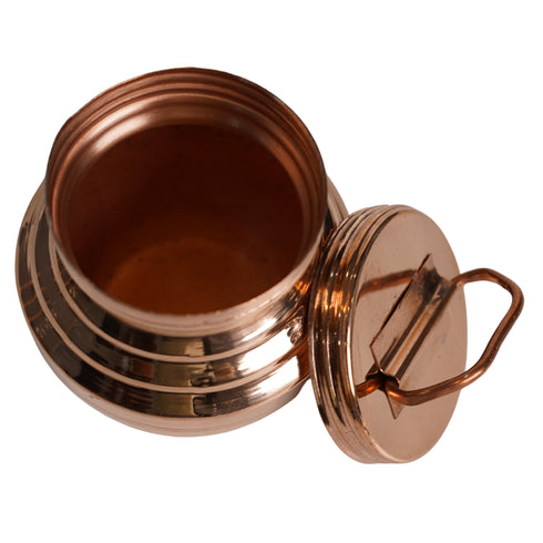 Copper Gangajal Pot with Lid 125g Set of 1