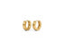 Men's Stainless Steel Huggie Hoop Earrings