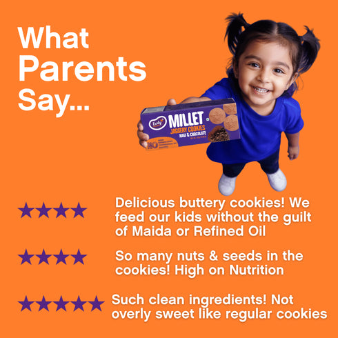 Early Foods Ragi and Choco Jaggery Cookies