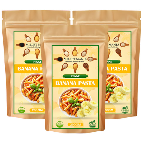 Millet Mania Banana Penne Pasta