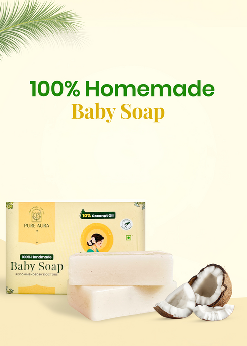 Pure Aura 10% Coconut Baby Soap