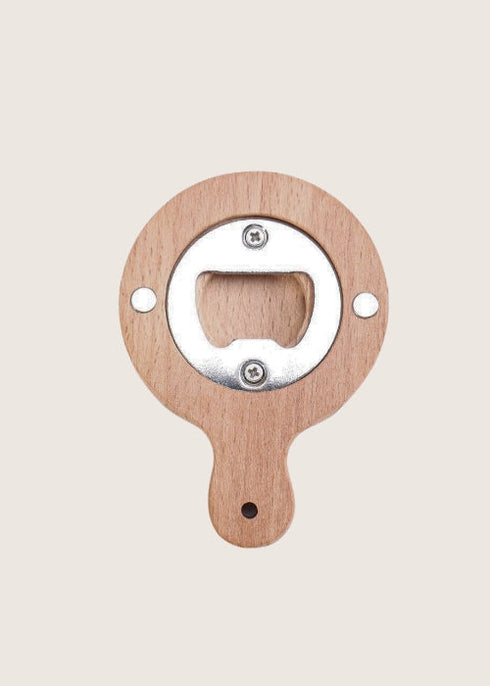 Bamboo India Bamboo Fridge Magnet and Bottle Opener