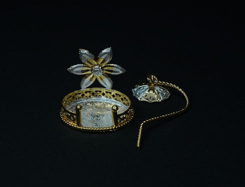 Pure Silver Calclta Simhasan 22.07g By Mahita Collections