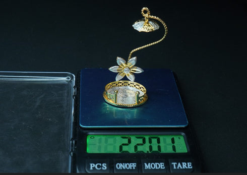 Pure Silver Calclta Simhasan 22.07g By Mahita Collections
