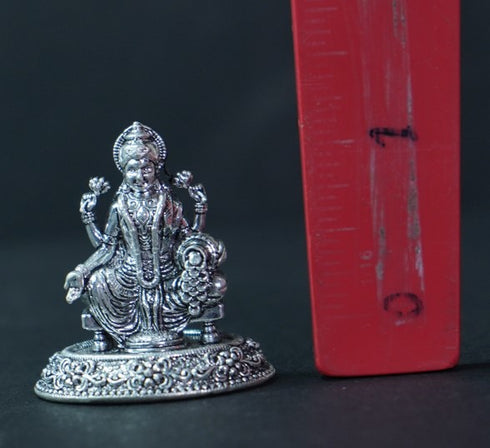 Pure Silver Antique Laxmi Devi 22.77g By Mahita Collections