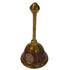 Brass Red Printed Pooja Bell 252g Set of 1