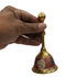 Brass Red Printed Pooja Bell 252g Set of 1