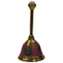Brass Pink Pooja Hand Bell Ghanti 238g Set of 1