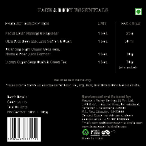 Forest Essential Nalini | Face & Body Essentials