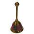 Brass Pink Pooja Hand Bell Ghanti 238g Set of 1