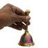 Brass Pink Pooja Hand Bell Ghanti 238g Set of 1