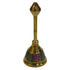 Brass Blue Pooja Hand Bell Ghanti 167g Set of 1