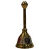 Brass White Pooja Hand Bell 163g Set of 1
