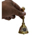Brass White Pooja Hand Bell 163g Set of 1