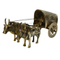 Vintage Brass Bullock Cart Statue 804g Set of 1