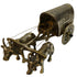 Vintage Brass Bullock Cart Statue 804g Set of 1