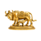 Brass Cow with Calf Idol 1646g