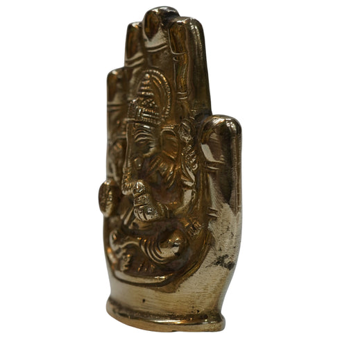 Brass Hand Ganesh Idol 371g Set of 1