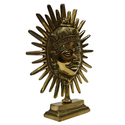 Brass Sun Statue with Stand 124g Set of 1