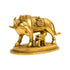 Brass Cow with Calf Idol 1646g
