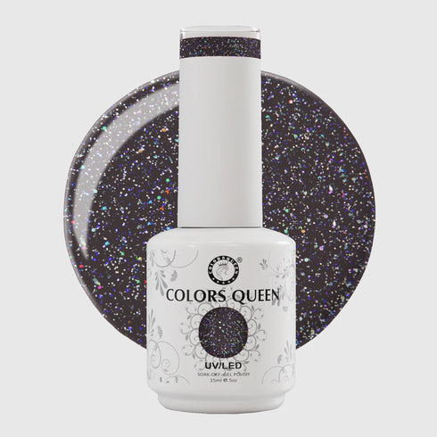 Colors Queen UV LED Soak Off Gel Polish - Glitter Nail Colors | 15 ML