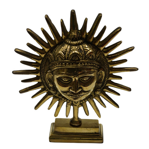 Brass Sun Statue with Stand 124g Set of 1