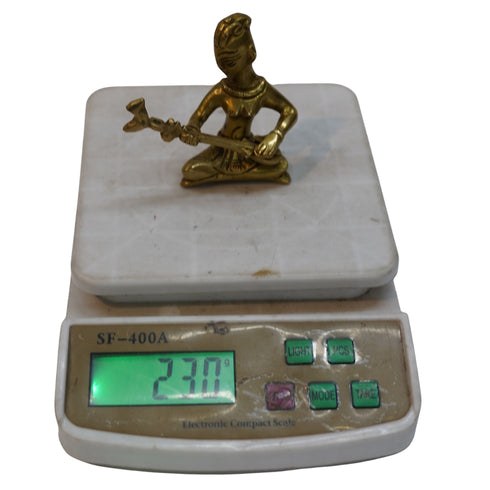 Brass Rajasthani playing Sitar 230g Set of 1