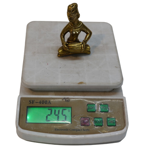Brass Rajasthani playing Dholak 245g Set of 1