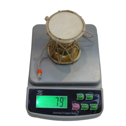 Lord Shiv brass Damru 79g (Pack of 2)