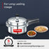 Prestige Popular Virgin Aluminium Pressure Cooker Silver 2 L