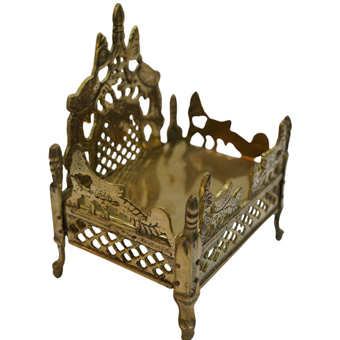 Brass Singhasan for Pooja 778g Set of 1