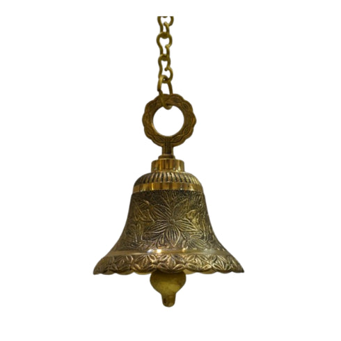 Brass Colored Hanging Bell 327g
