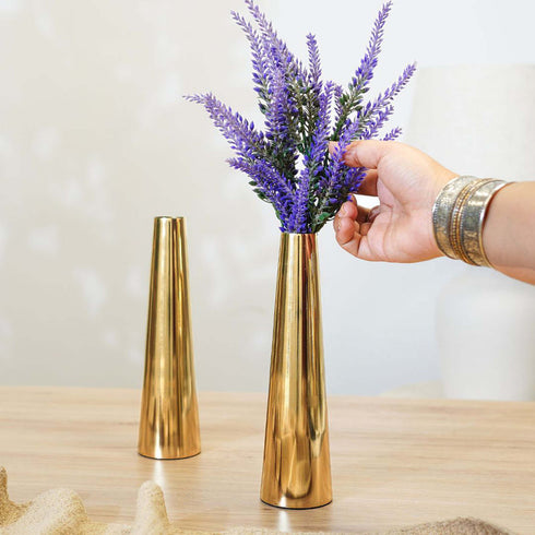 Behoma Modern Vase Set – Gold
