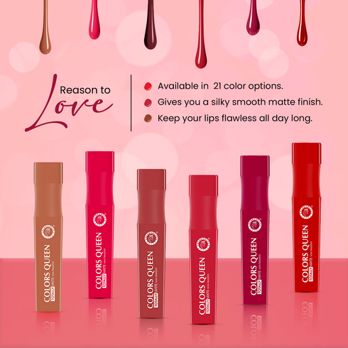 Colors Queen Matte Lipstick Online – Rich, Velvety, Long-Lasting