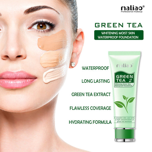 Maliao Green Tea Whitening Waterproof Foundation