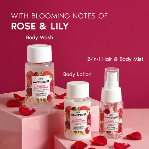 Wanderlust English Country Rose Gift Set
