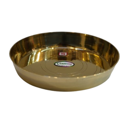 Brasss small Thali 74g (Pack of 2)